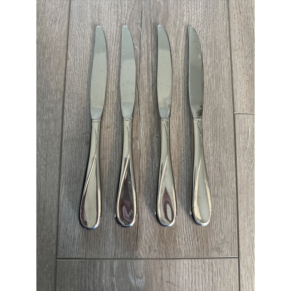 4 PCs ONEIDA Stainless FLIGHT RELIANCE Dinner Knives‎